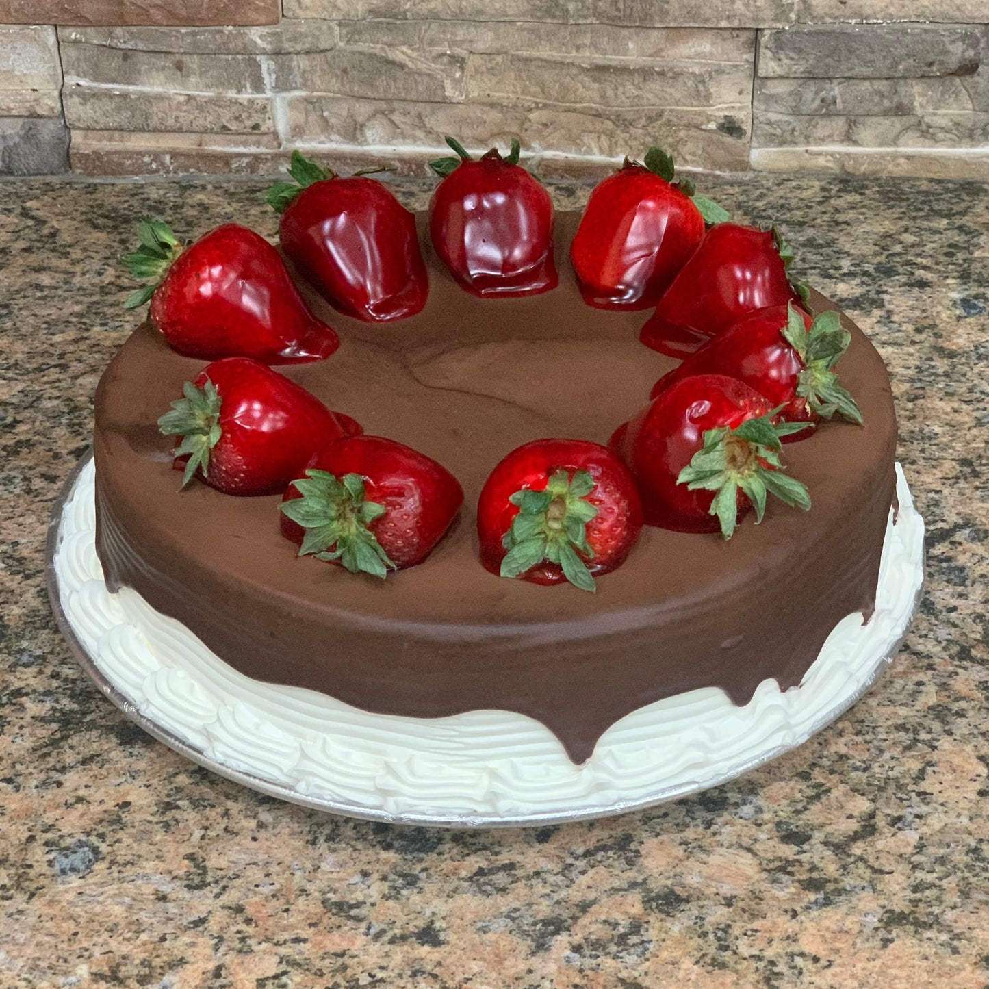 Tres Leches Cake with Chocolate Ganache