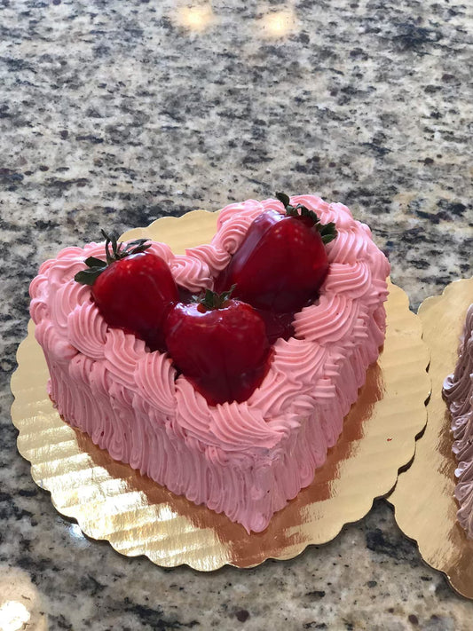 Mini Heart Cheesecake