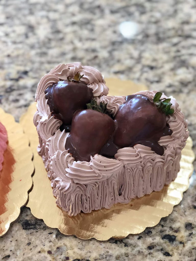 Mini Heart Cheesecake